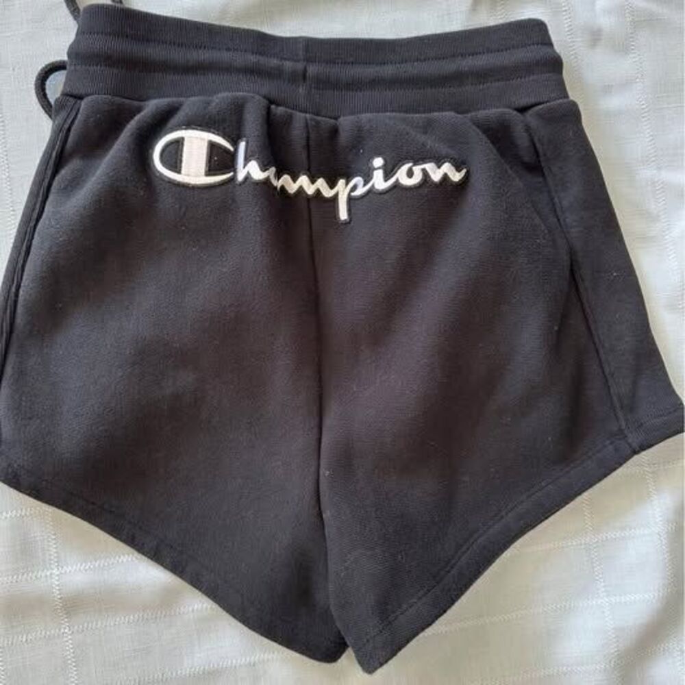 Champion Heavy Weight Black Athletic Shorts